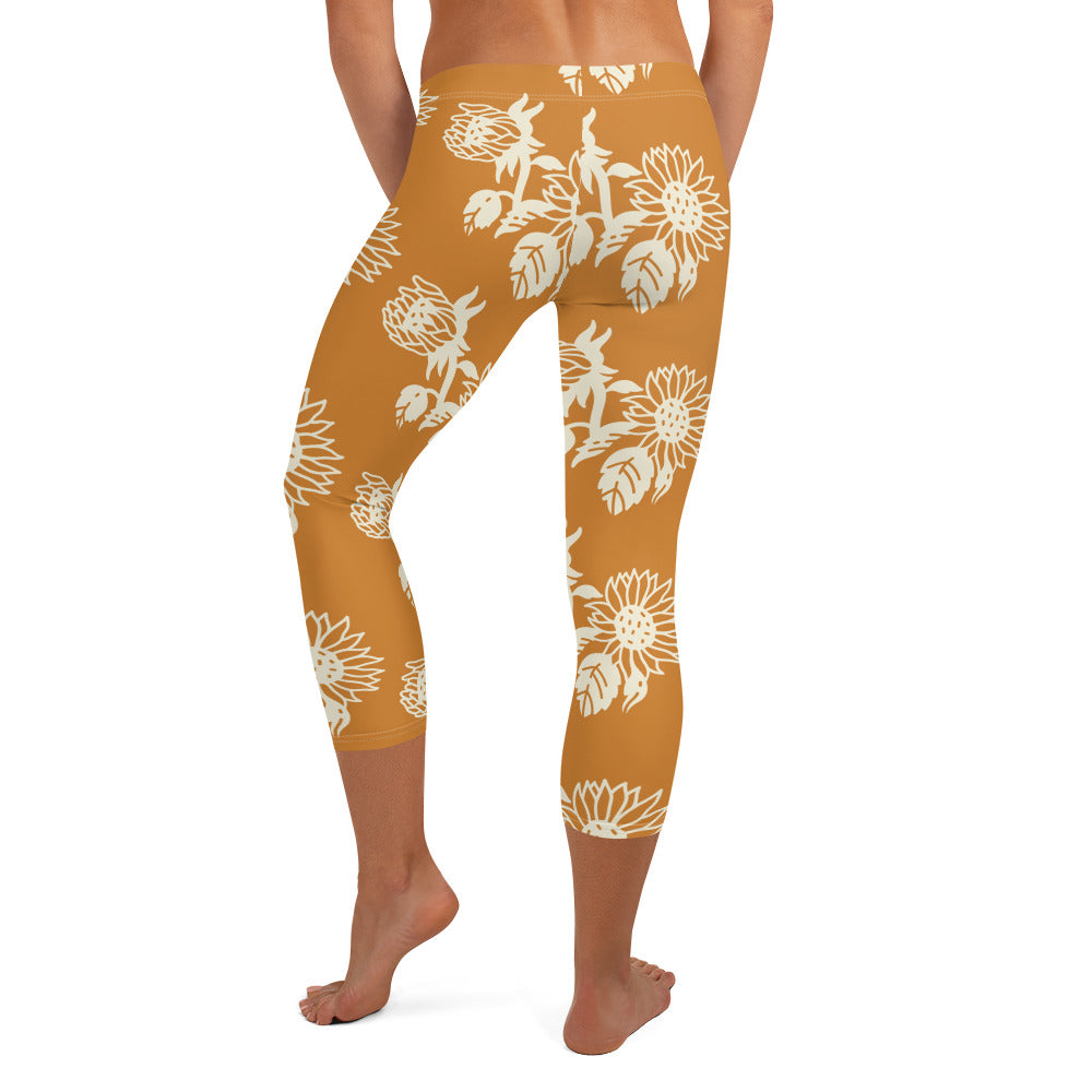 Buy All Tan Capri Leggings - Comfortable and Stylish Activewear