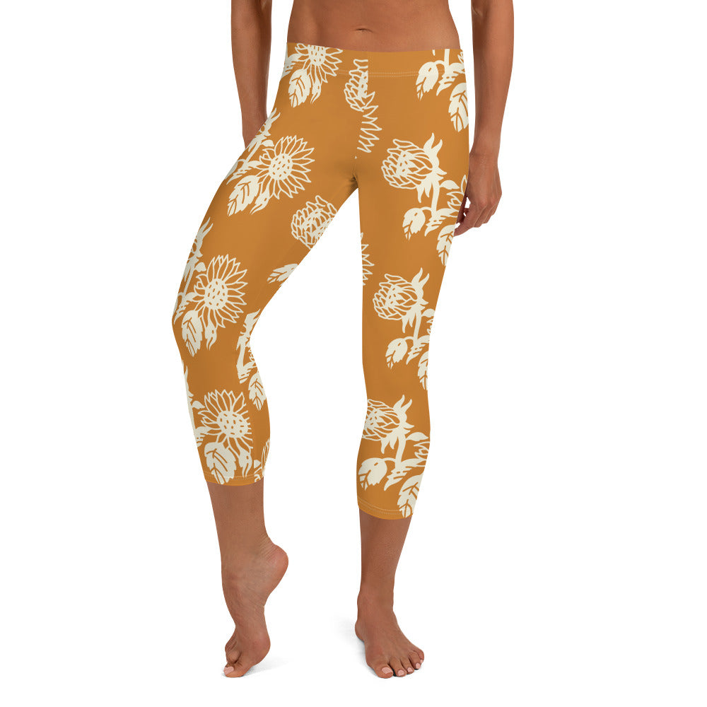 Buy All Tan Capri Leggings - Comfortable and Stylish Activewear