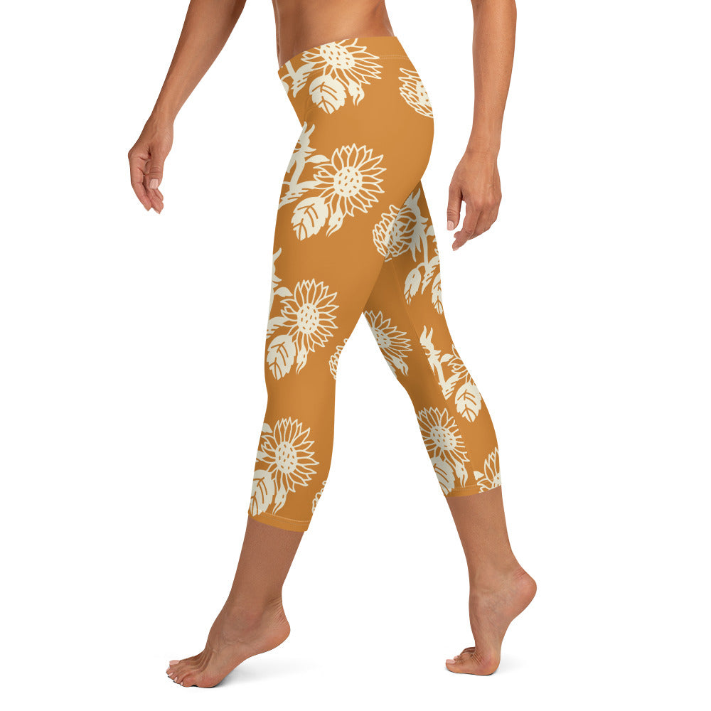 Buy All Tan Capri Leggings - Comfortable and Stylish Activewear