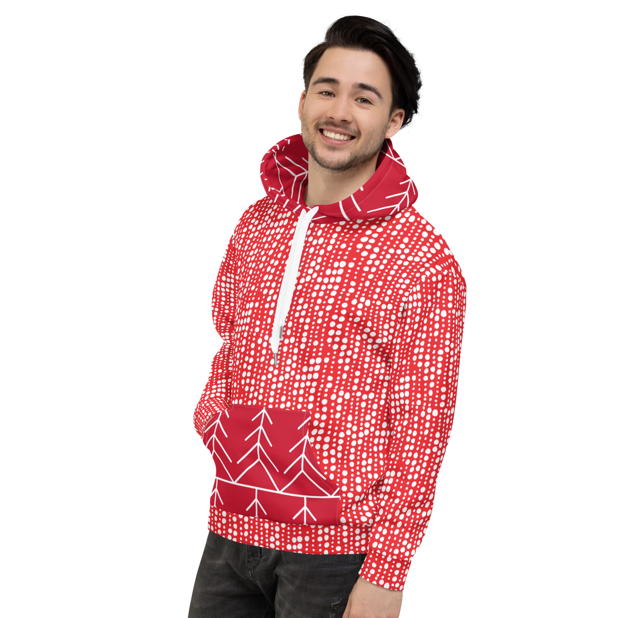 Buy All about the Red Unisex Hoodie - Stylish Comfort at DIANES DELIGHT FUL PRINTS