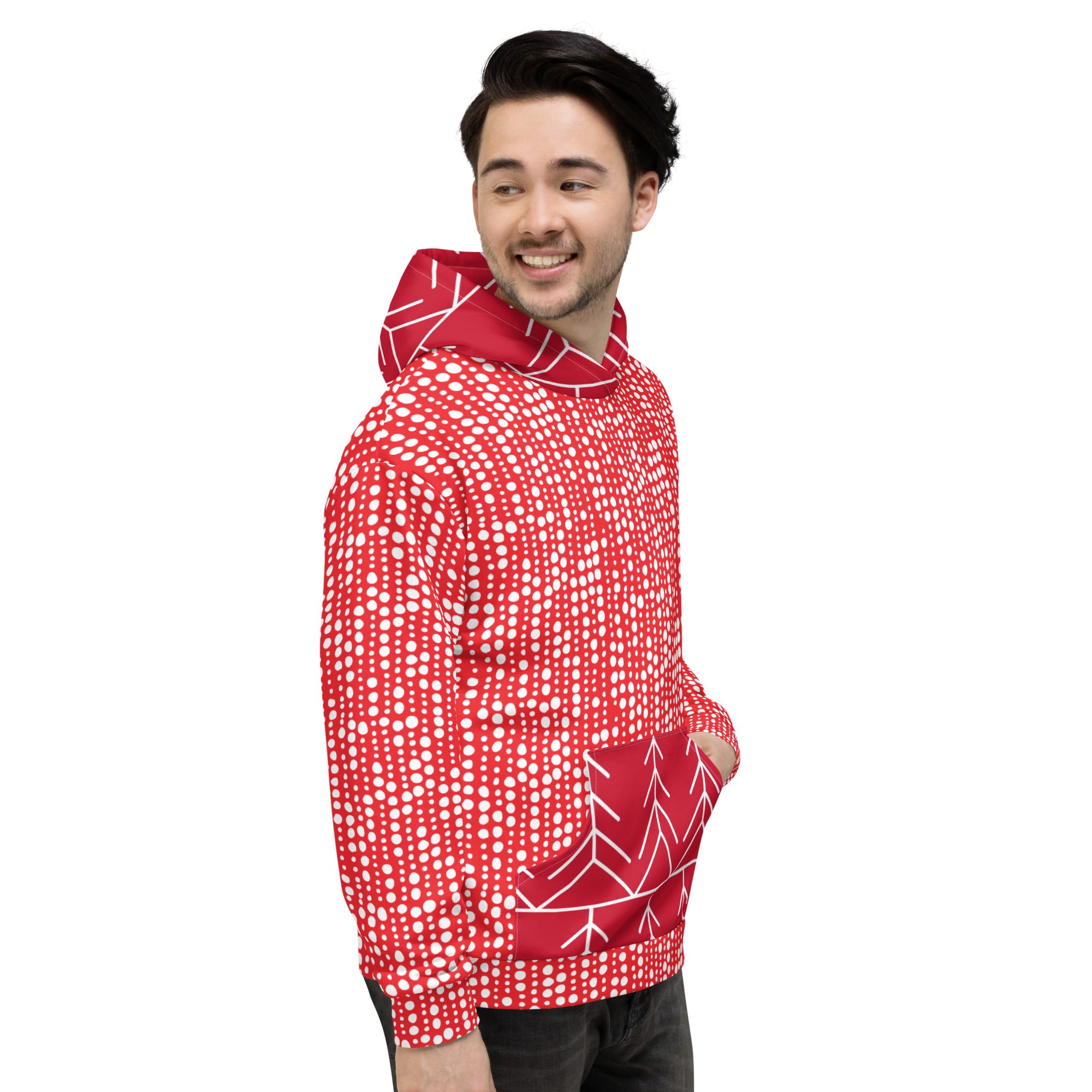 Buy All about the Red Unisex Hoodie - Stylish Comfort at DIANES DELIGHT FUL PRINTS