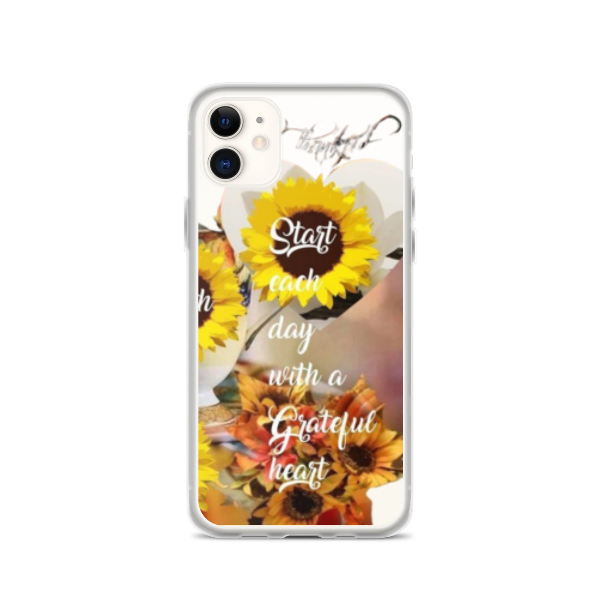 Buy Grateful Heart Clear Case for iPhone - Protect Your Phone in Style