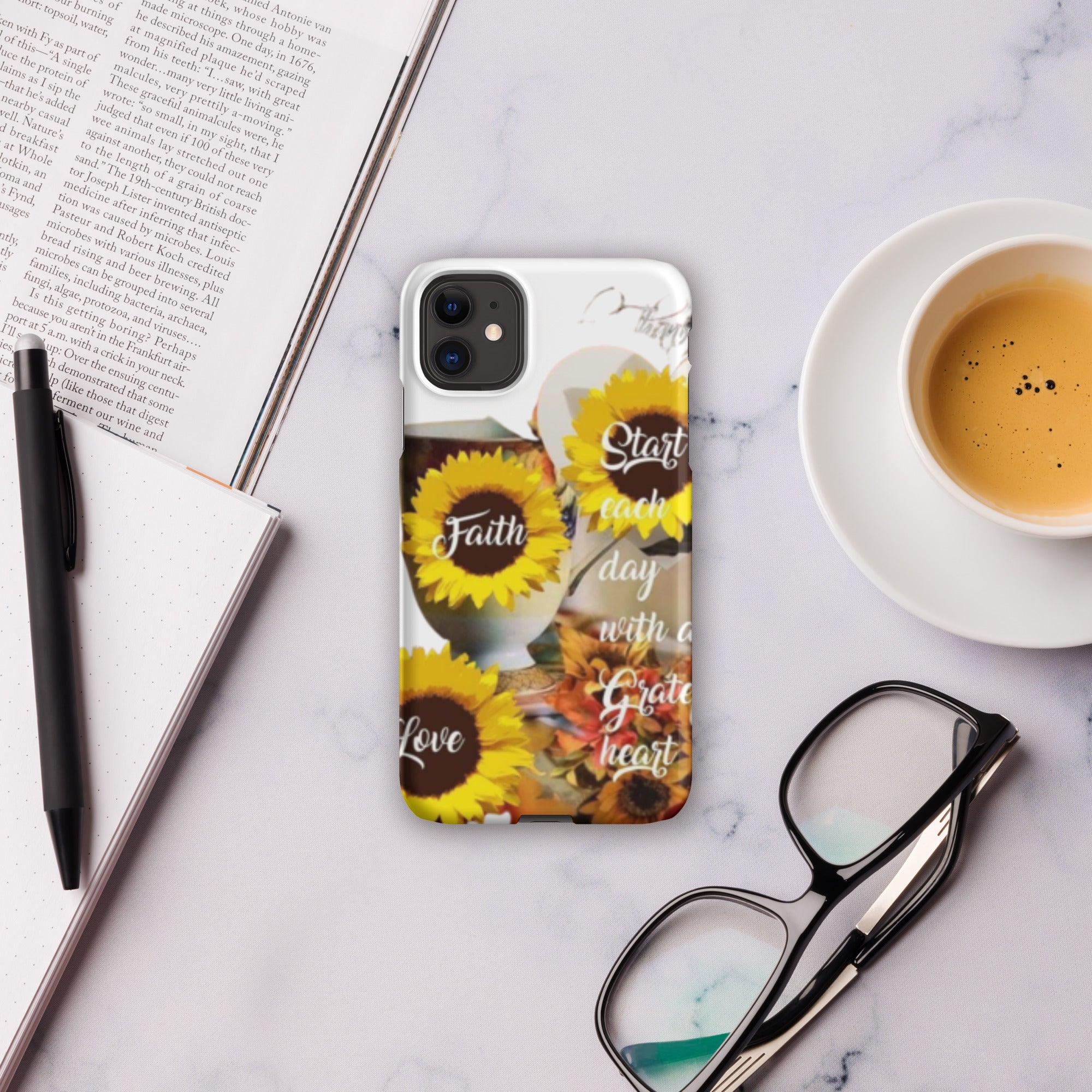 Buy Grateful Heart Snap Case for iPhone - Stylish Protection on the Go