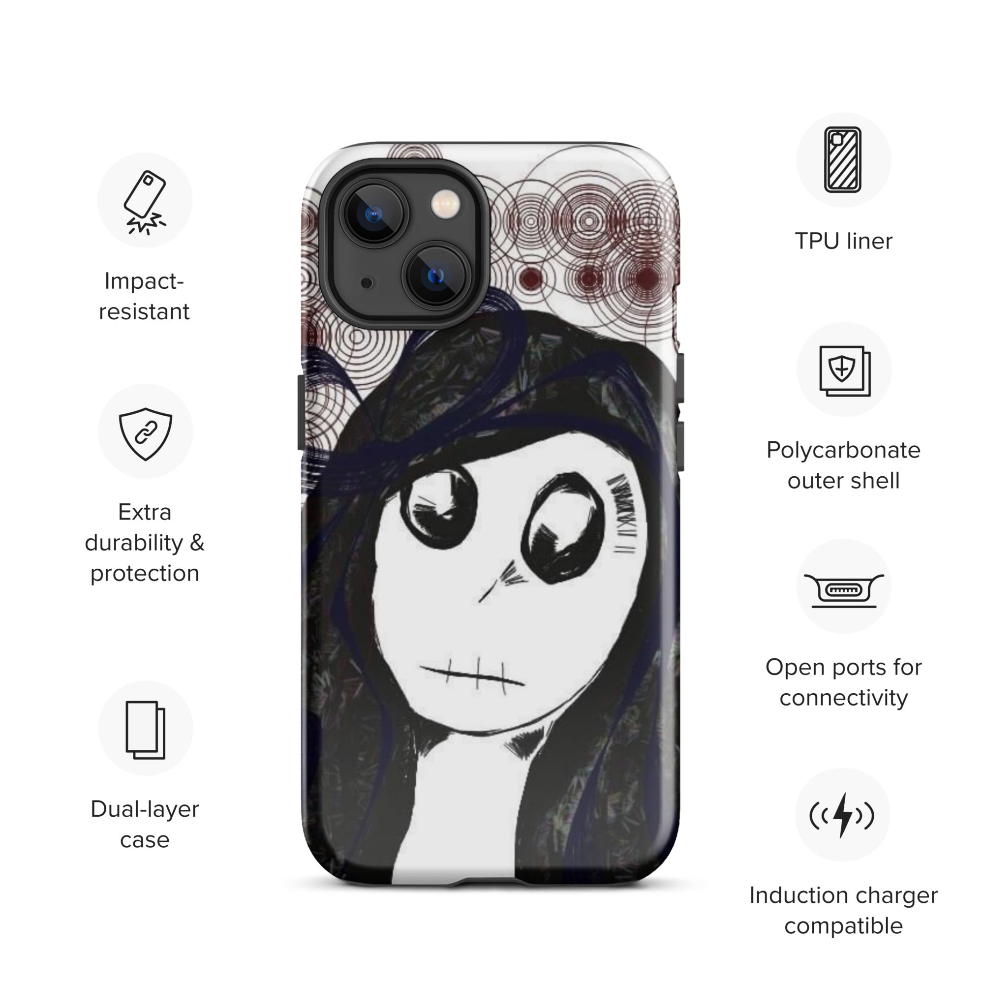 I'm Just A Girl Tough Case for iPhone®