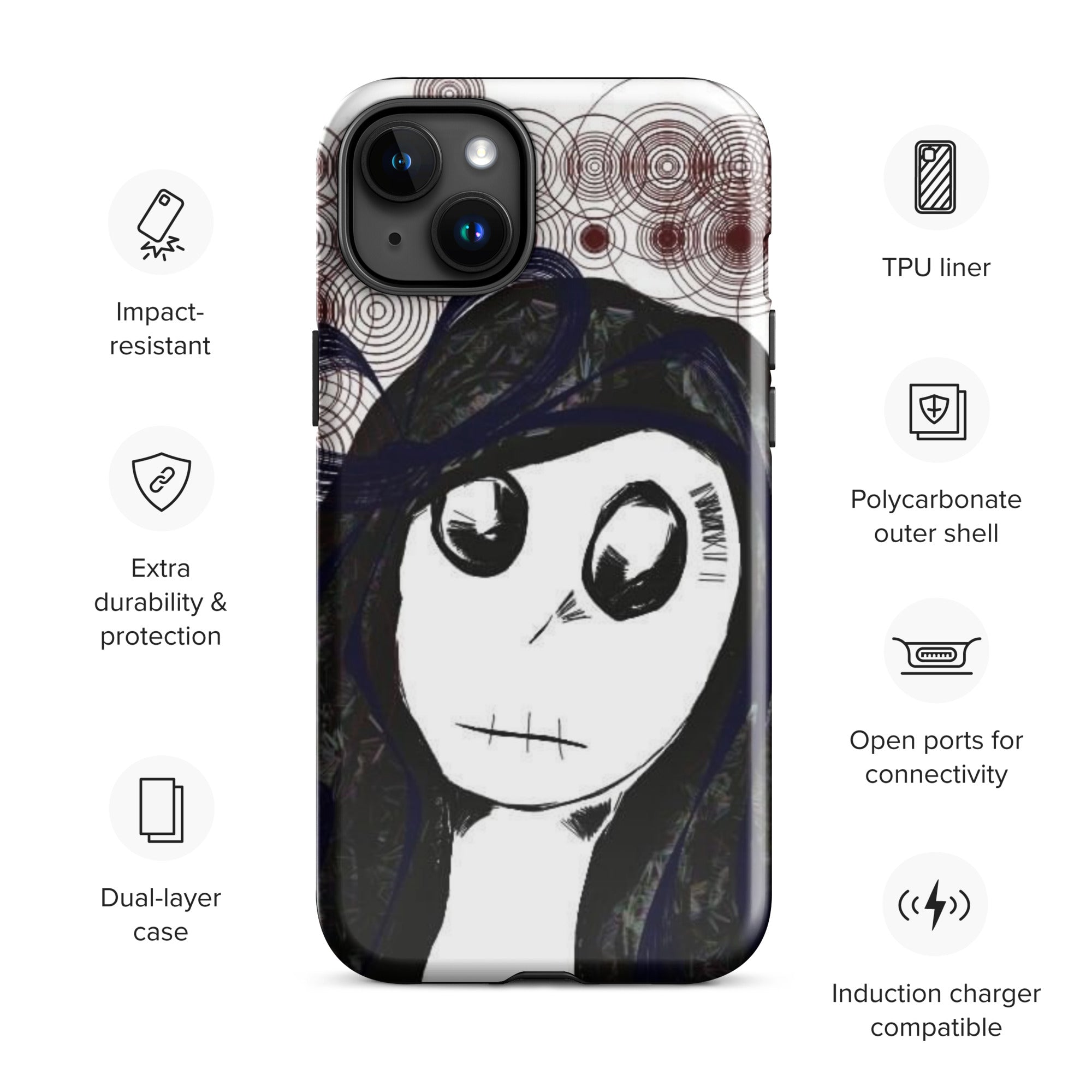 I'm Just A Girl Tough Case for iPhone®