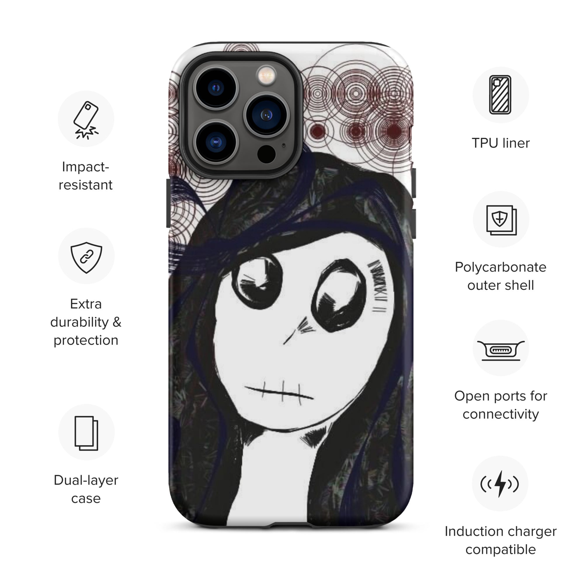 I'm Just A Girl Tough Case for iPhone®