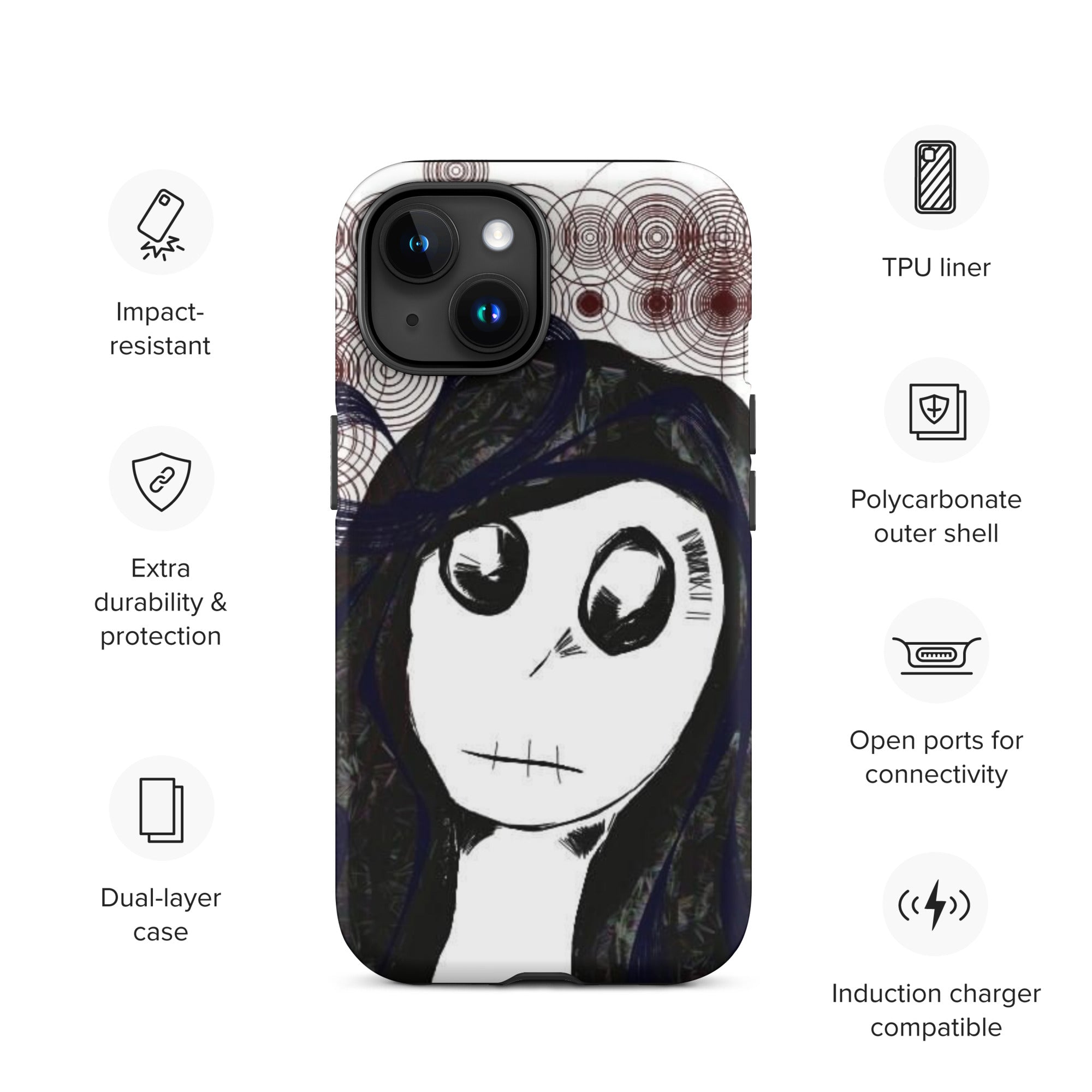 I'm Just A Girl Tough Case for iPhone®