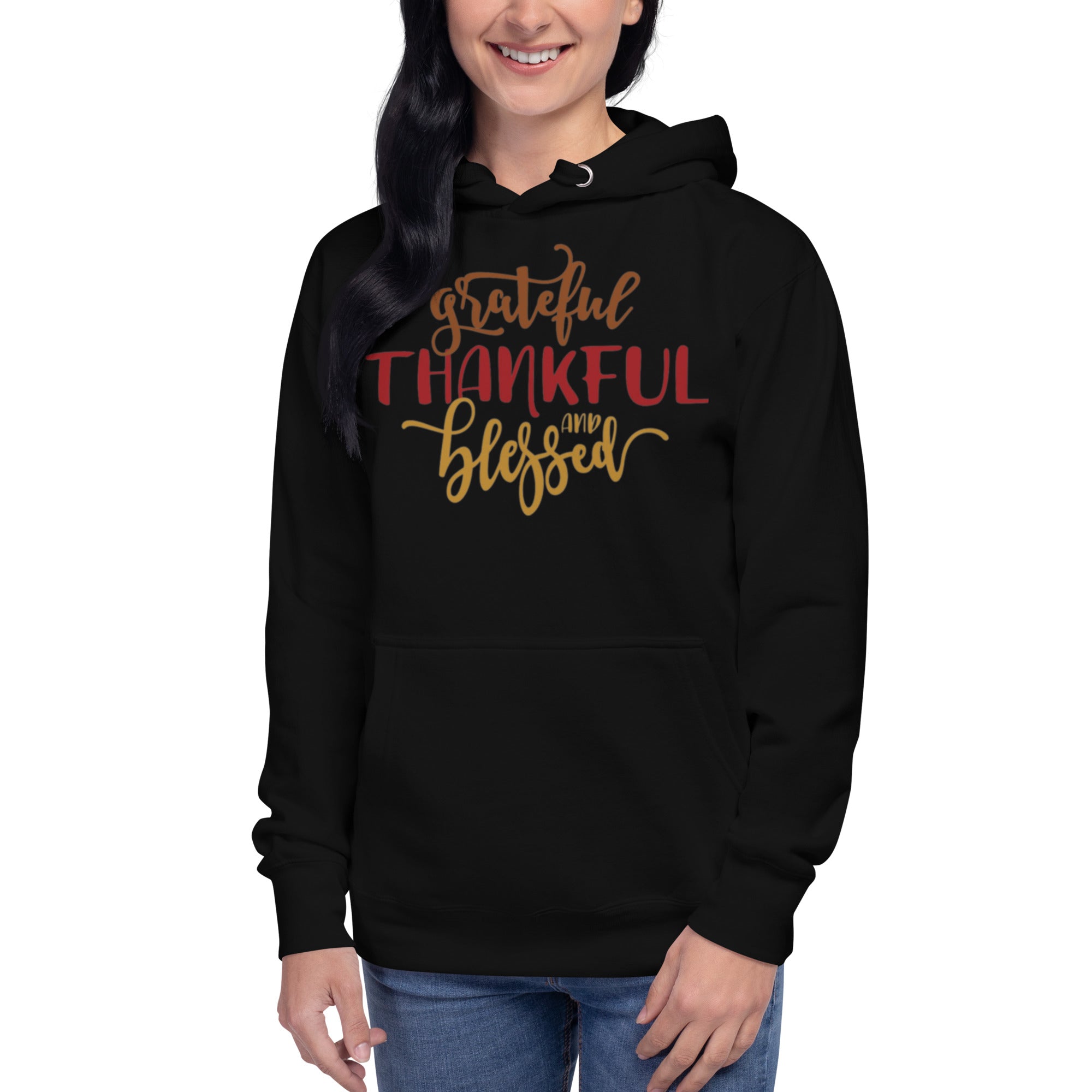 Buy Grateful Thankful Blessed Hoodie | DIANES DELIGHT FUL PRINTS
