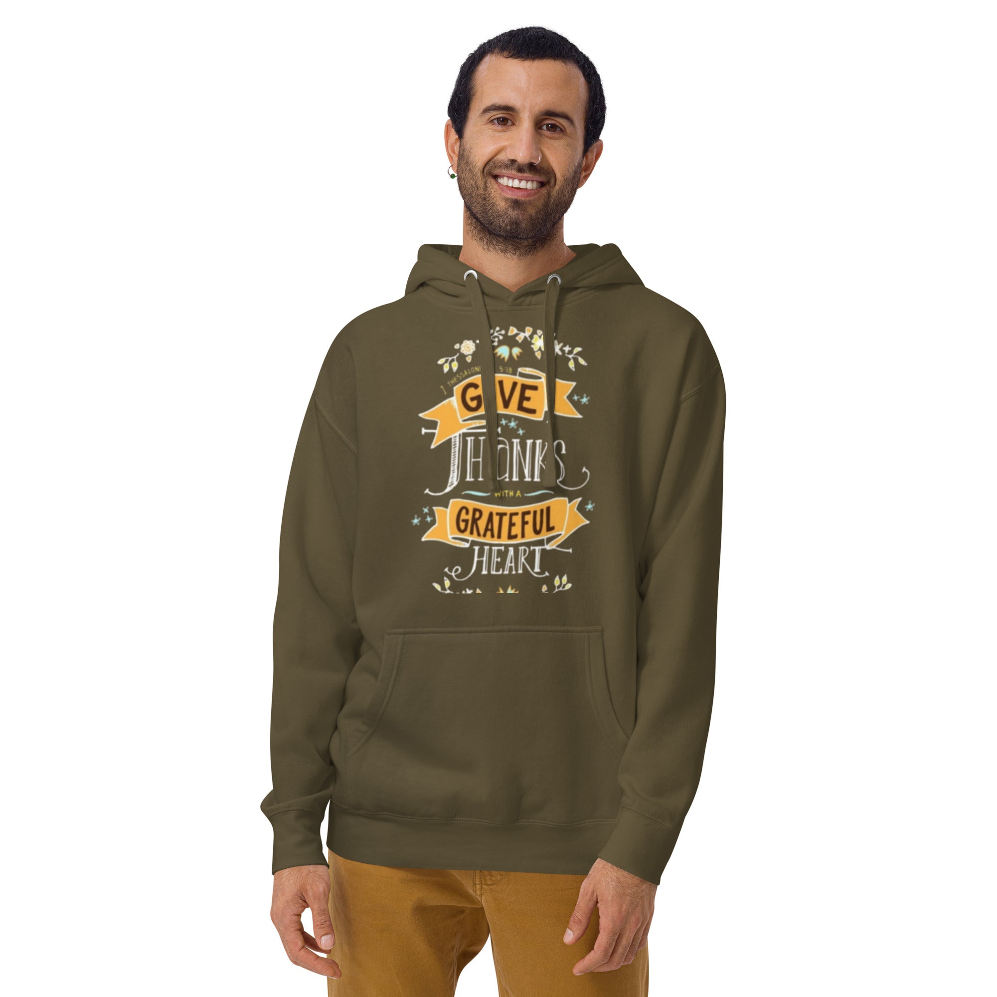 Buy Give Thanks with A Grateful Heart Hoodie | Shop DIANES DELIGHT FUL PRINTS