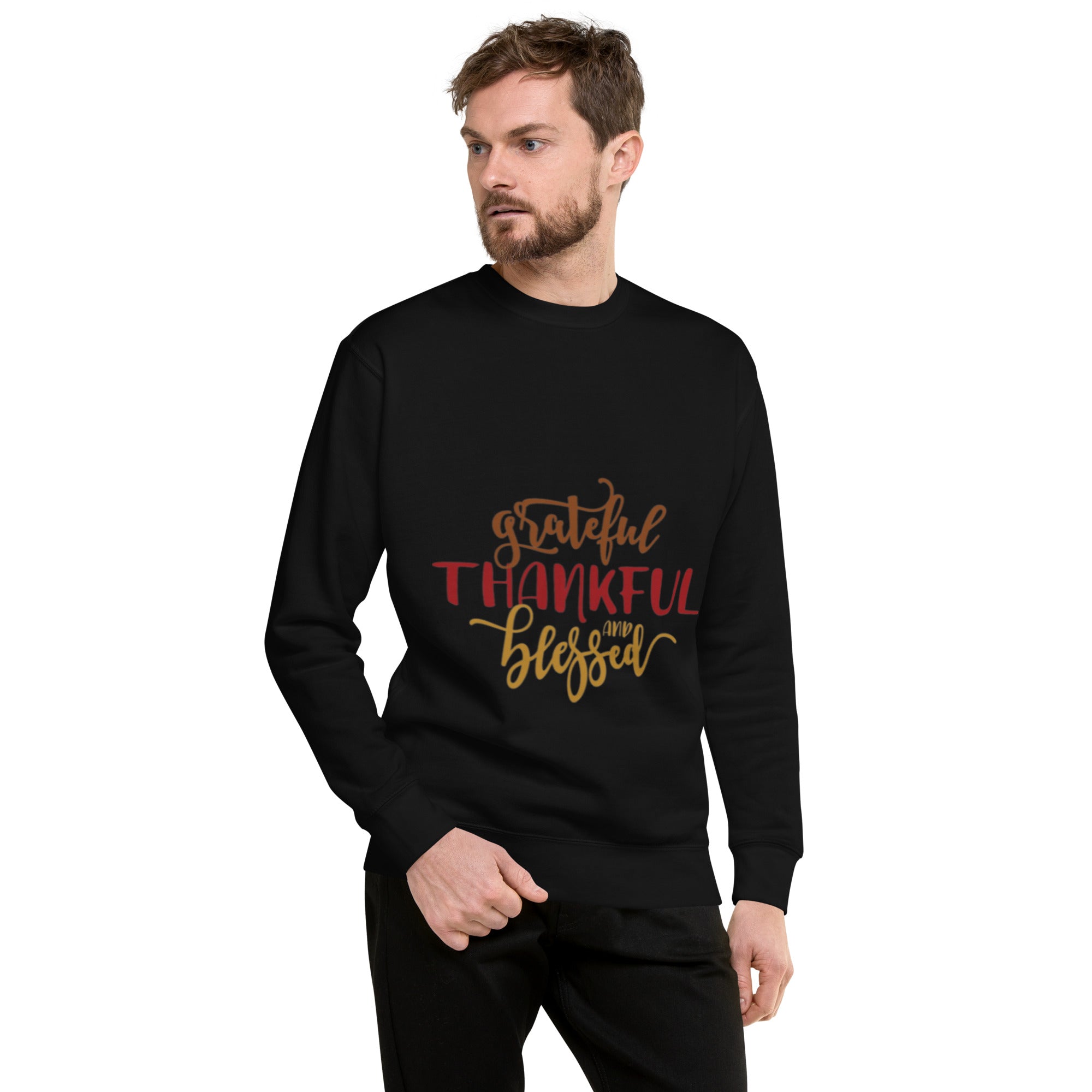 Buy Give Thanks With A Grateful Heart Premium Sweatshirt